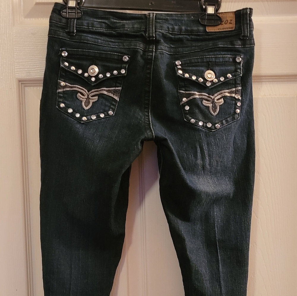 NWOT womens bling skinny jeans